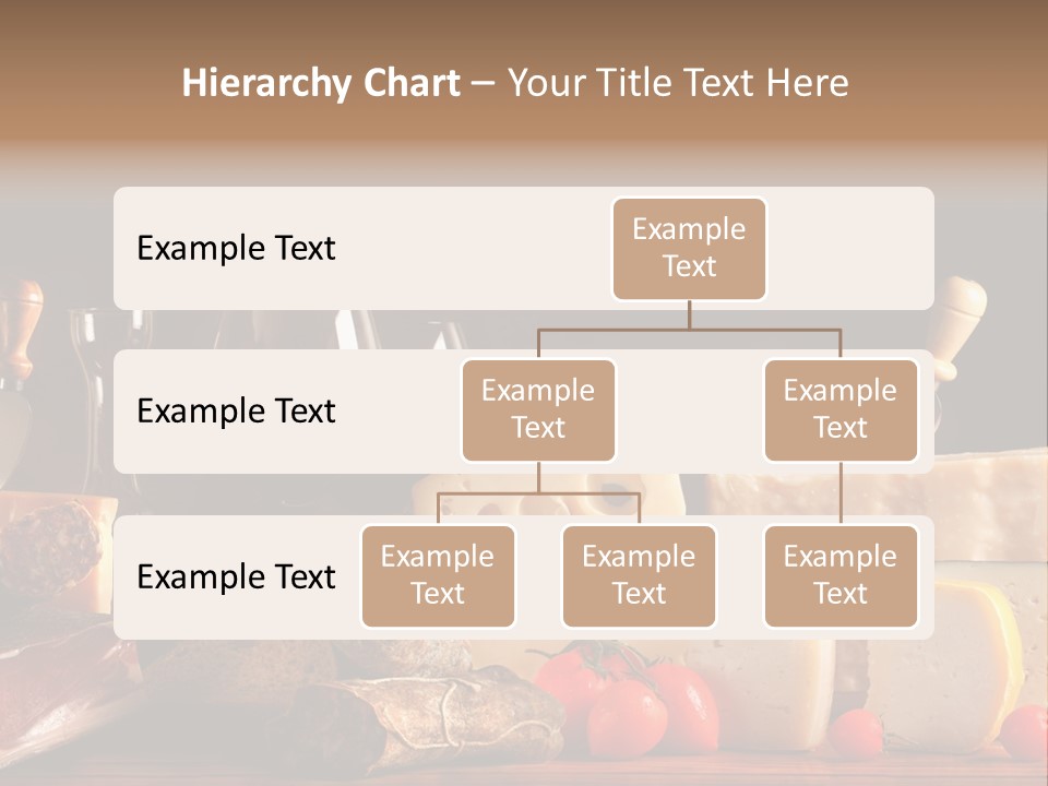 Food Cholesterol Bar PowerPoint Template