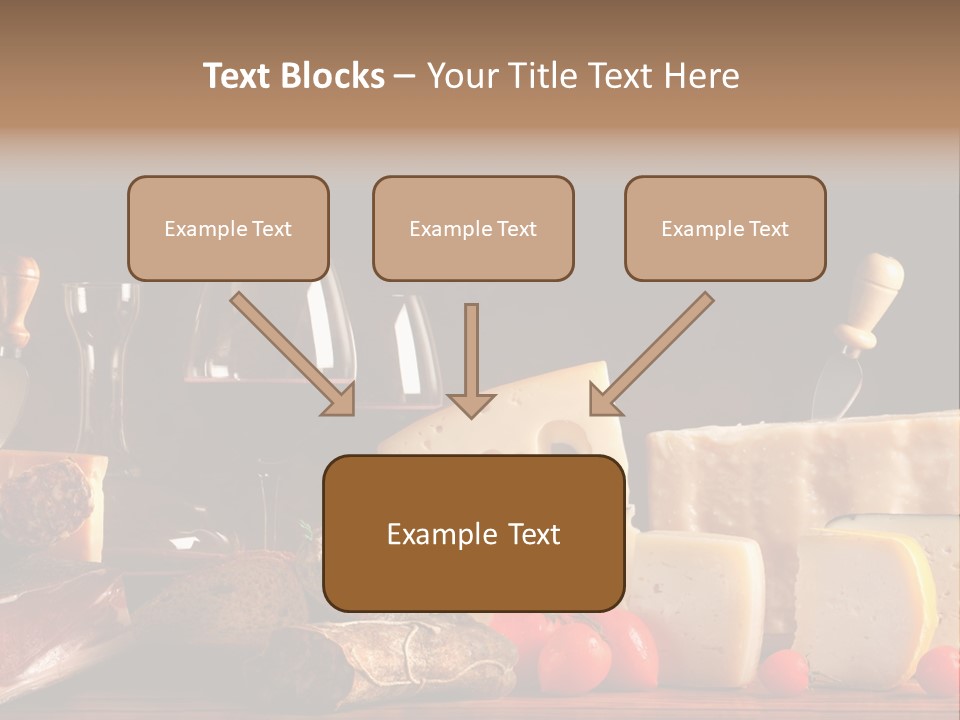 Food Cholesterol Bar PowerPoint Template