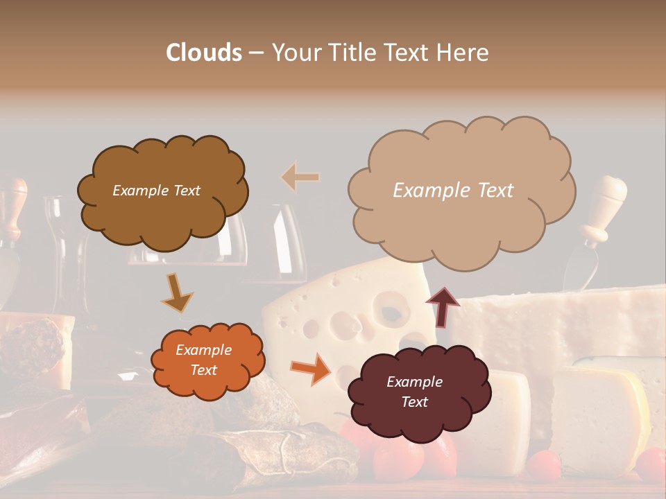 Food Cholesterol Bar PowerPoint Template