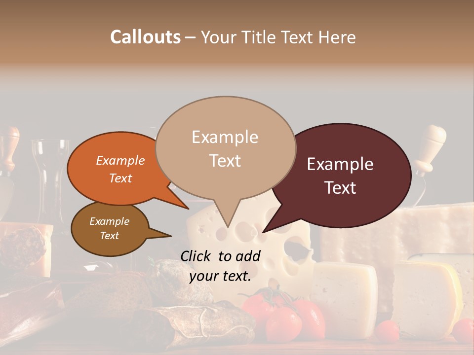 Food Cholesterol Bar PowerPoint Template
