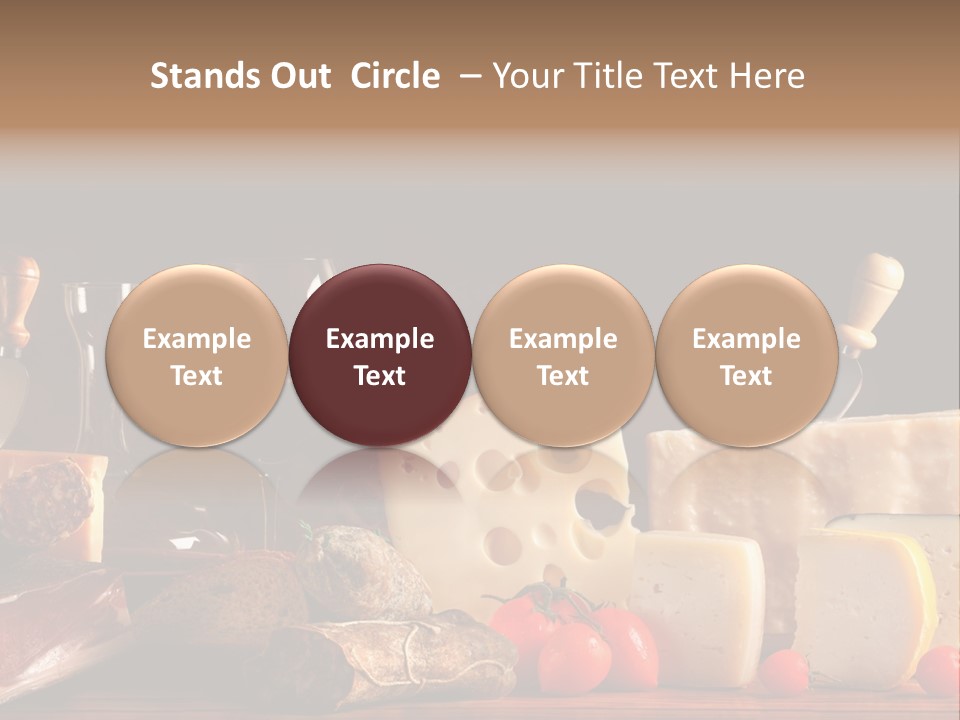 Food Cholesterol Bar PowerPoint Template