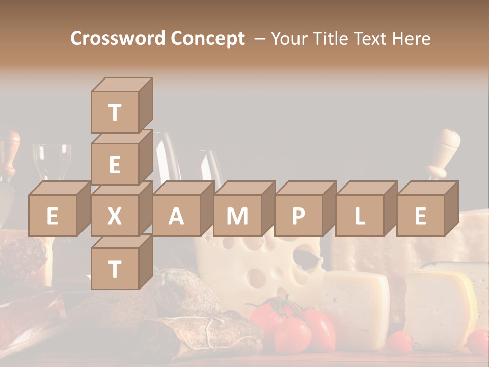 Food Cholesterol Bar PowerPoint Template