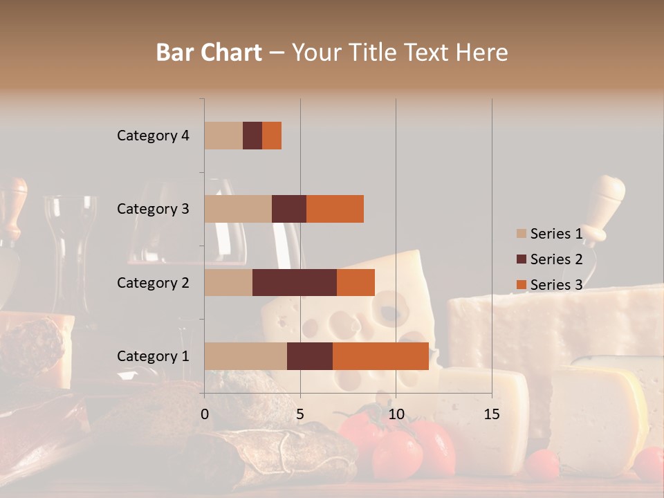 Food Cholesterol Bar PowerPoint Template