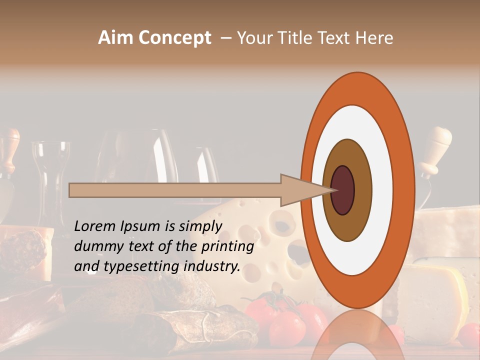 Food Cholesterol Bar PowerPoint Template