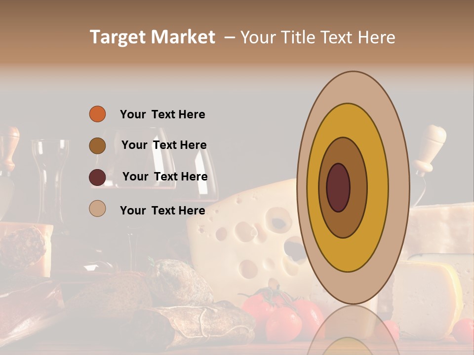 Food Cholesterol Bar PowerPoint Template