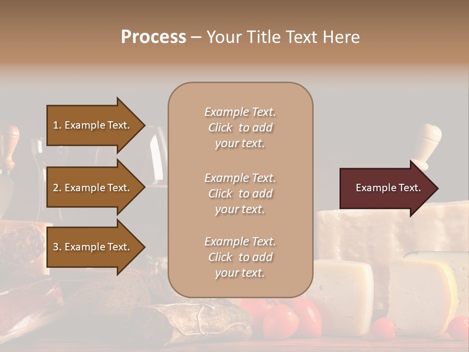 Food Cholesterol Bar PowerPoint Template
