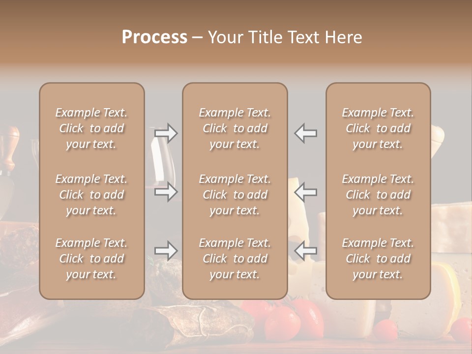 Food Cholesterol Bar PowerPoint Template