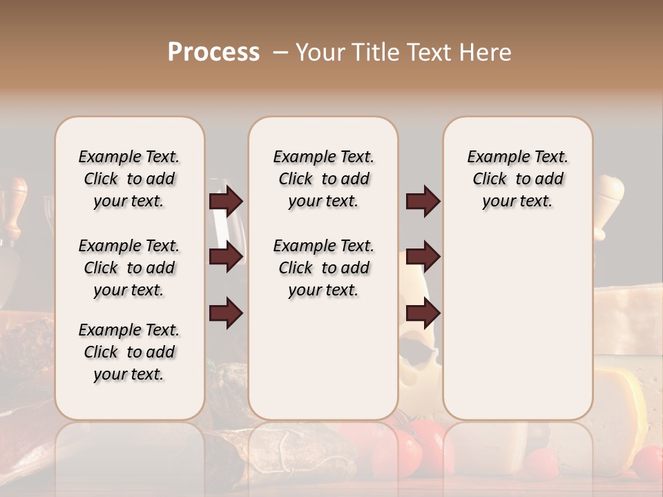 Food Cholesterol Bar PowerPoint Template