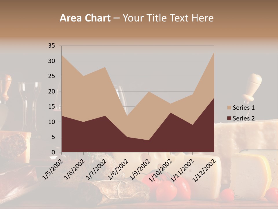 Food Cholesterol Bar PowerPoint Template