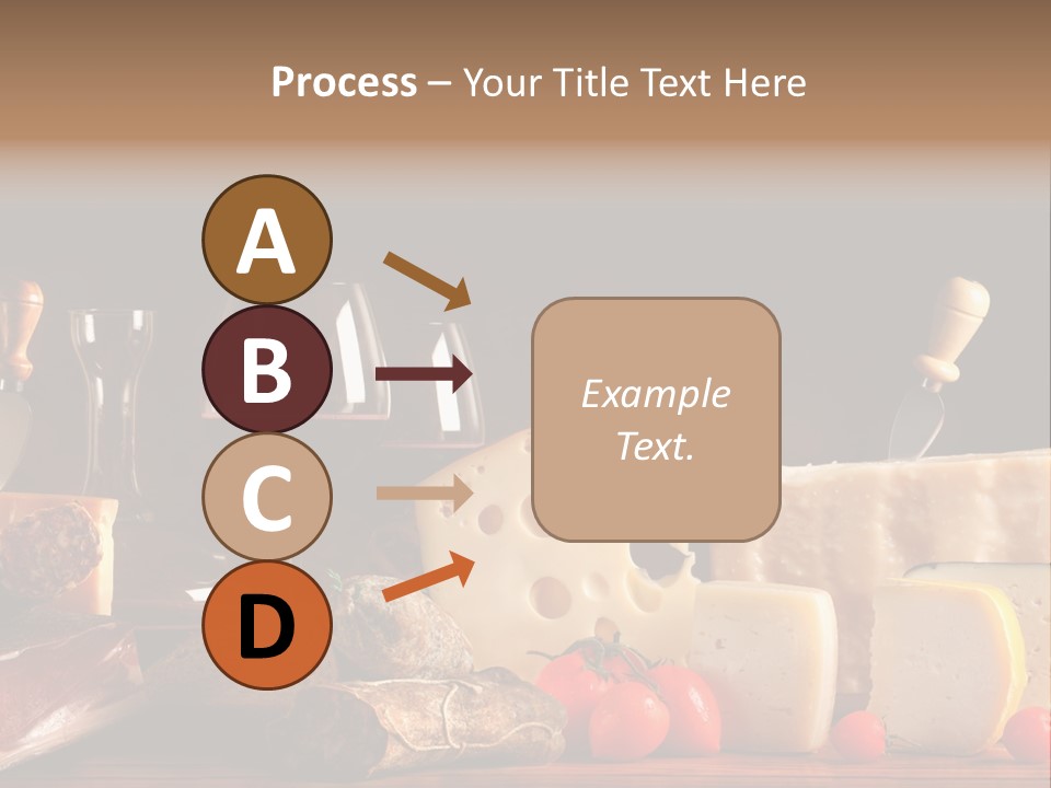Food Cholesterol Bar PowerPoint Template