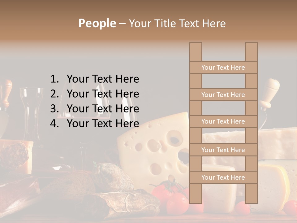 Food Cholesterol Bar PowerPoint Template