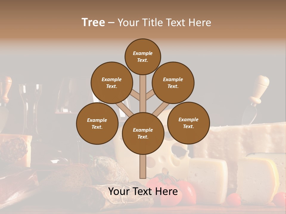 Food Cholesterol Bar PowerPoint Template