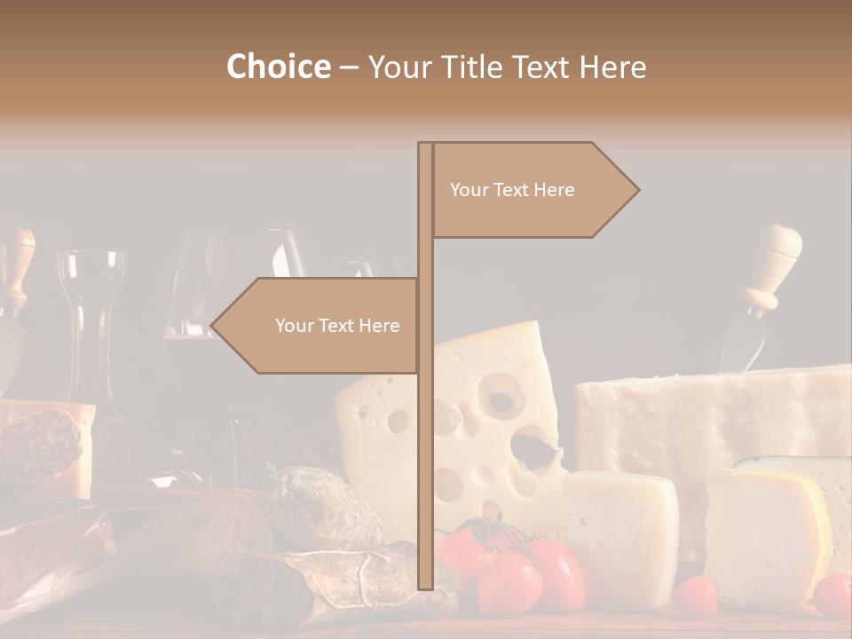 Food Cholesterol Bar PowerPoint Template