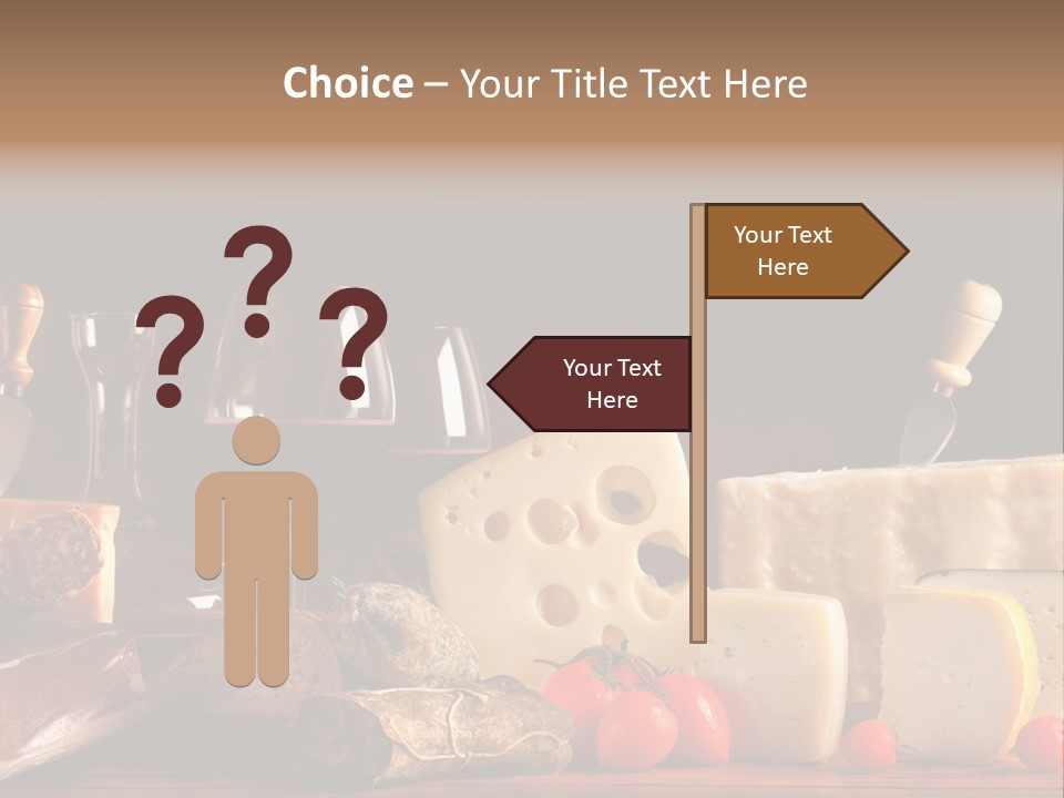 Food Cholesterol Bar PowerPoint Template