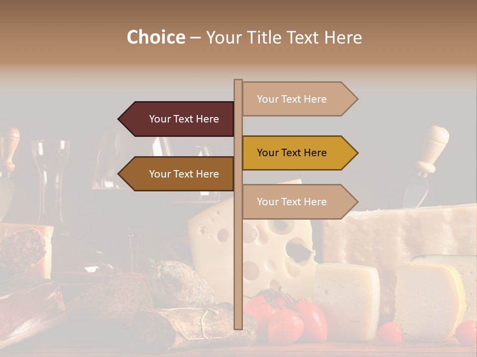 Food Cholesterol Bar PowerPoint Template