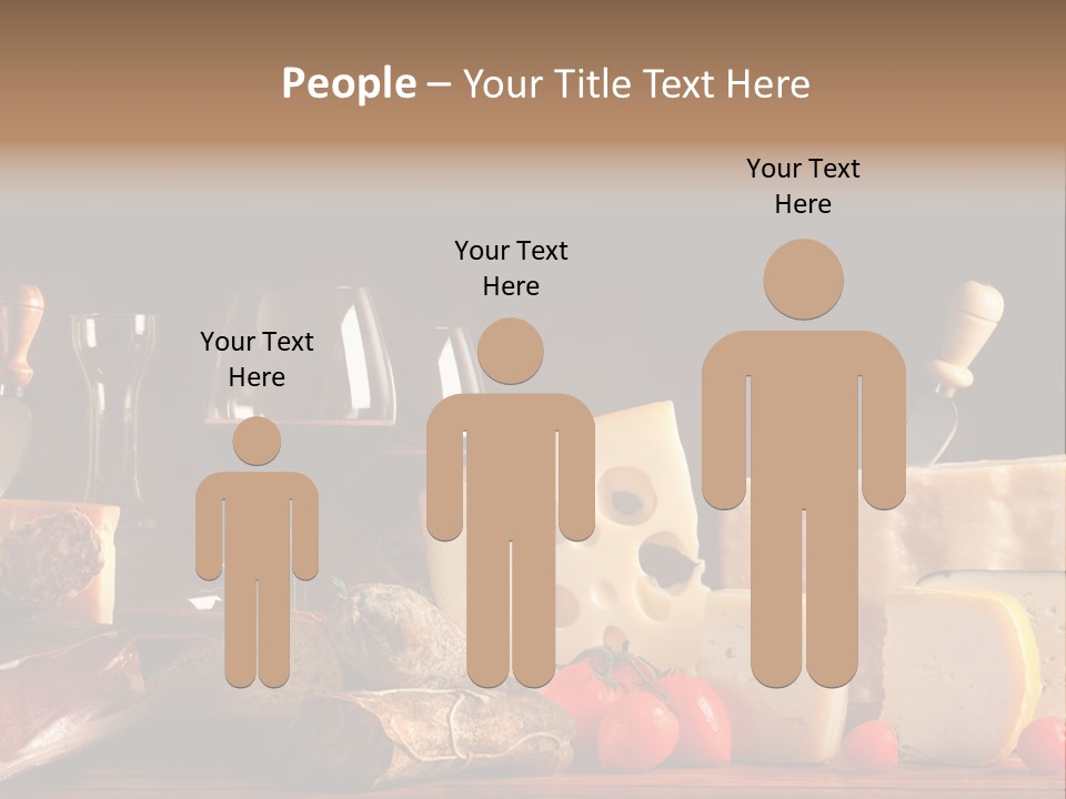Food Cholesterol Bar PowerPoint Template