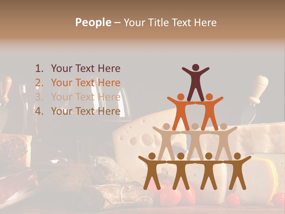 Food Cholesterol Bar PowerPoint Template