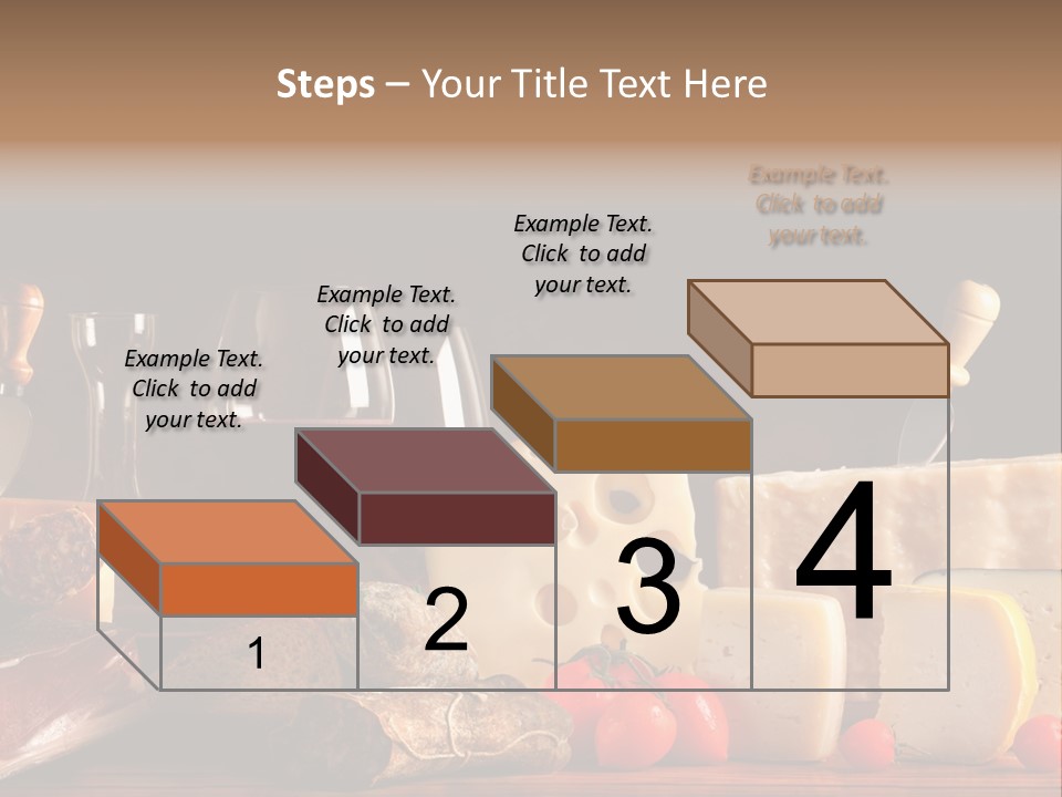 Food Cholesterol Bar PowerPoint Template