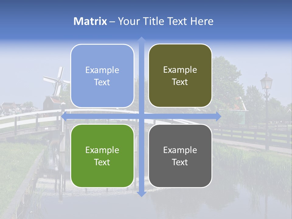 Holland Countryside Wind PowerPoint Template