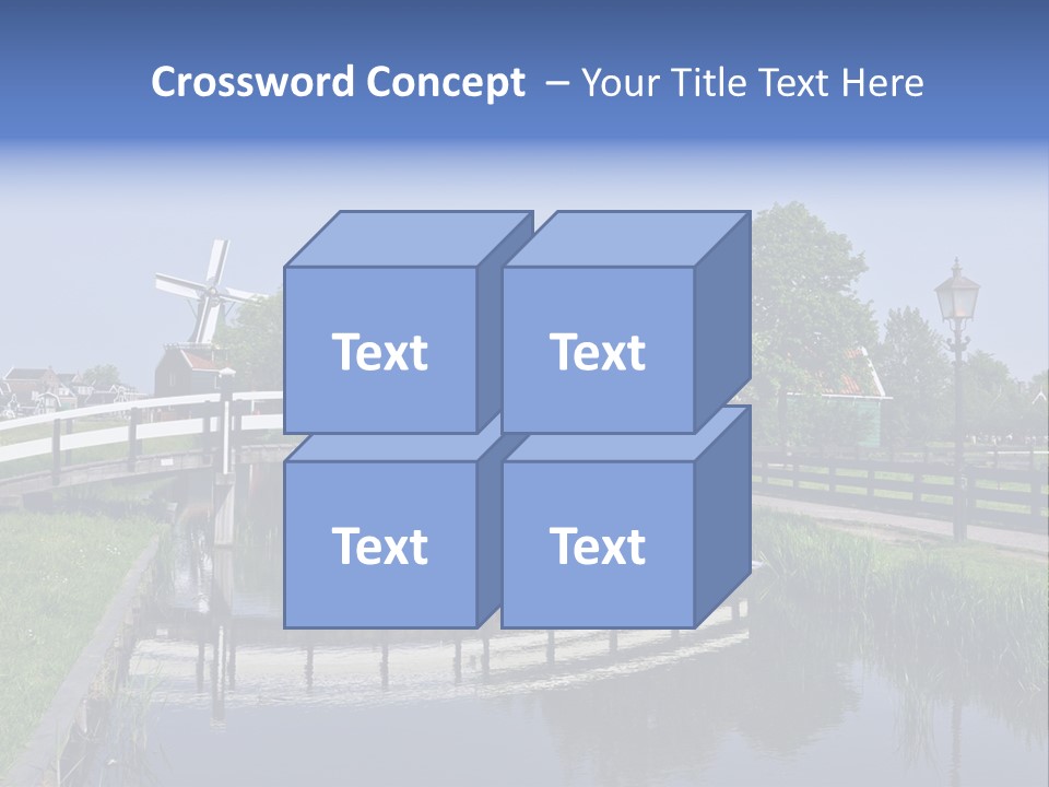 Holland Countryside Wind PowerPoint Template