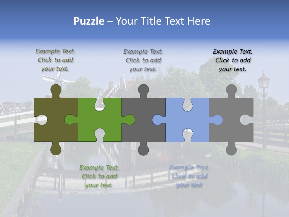 Holland Countryside Wind PowerPoint Template