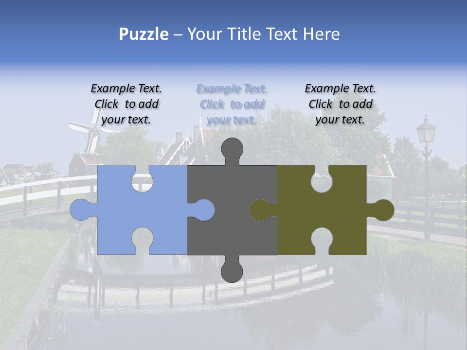 Holland Countryside Wind PowerPoint Template