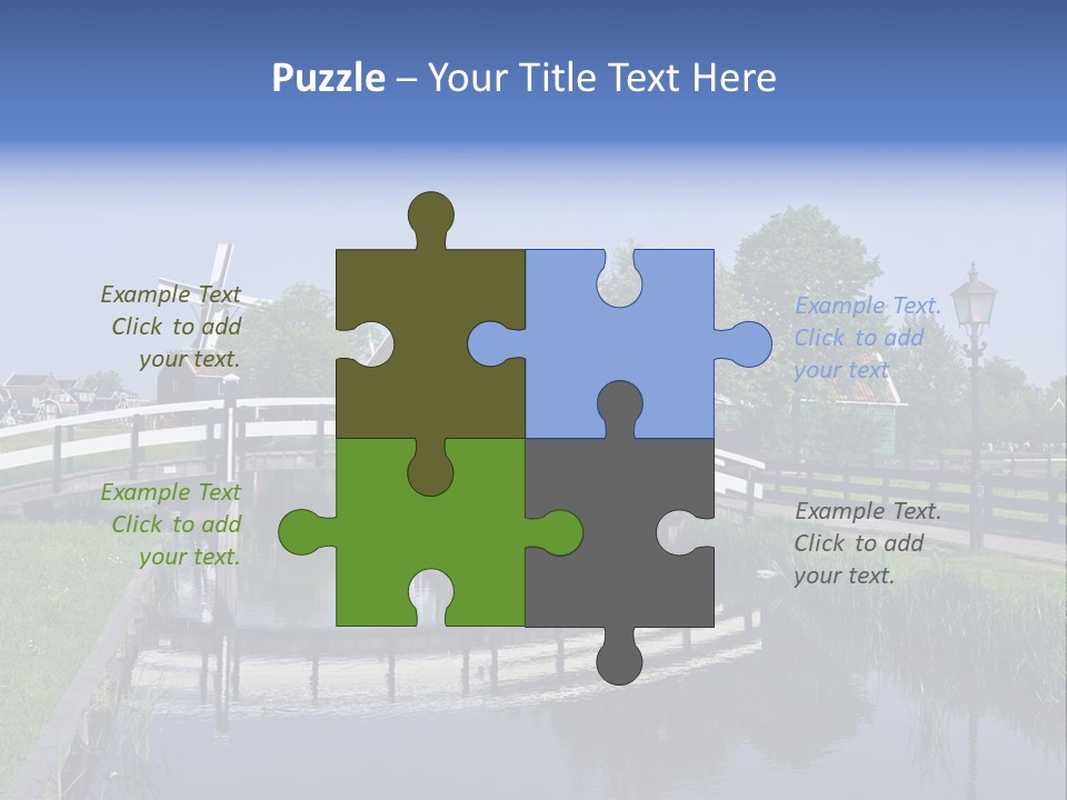 Holland Countryside Wind PowerPoint Template