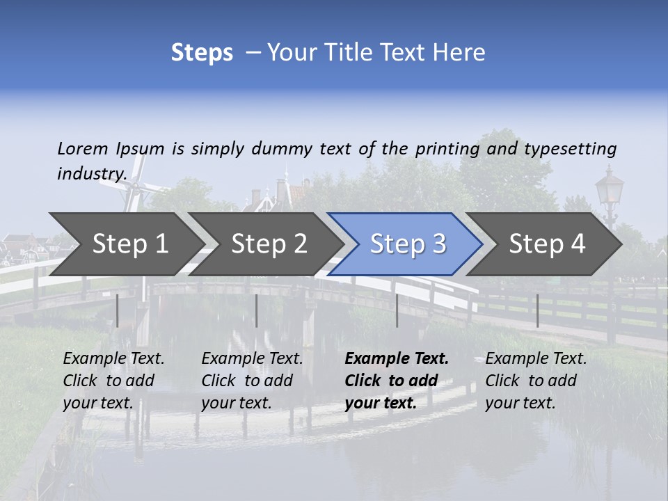 Holland Countryside Wind PowerPoint Template