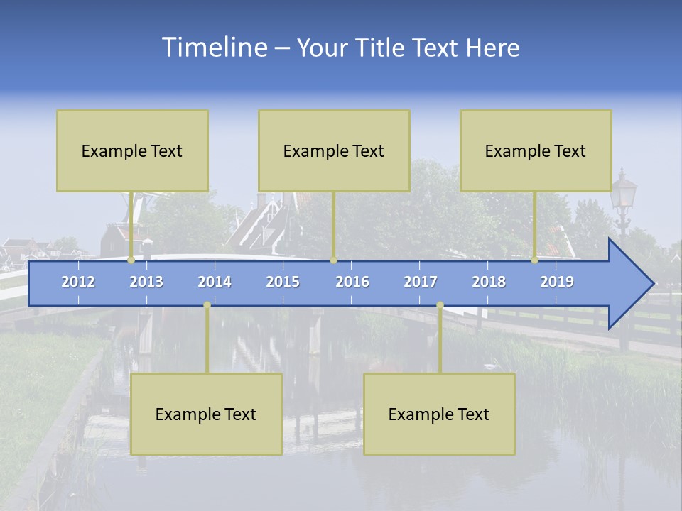 Holland Countryside Wind PowerPoint Template