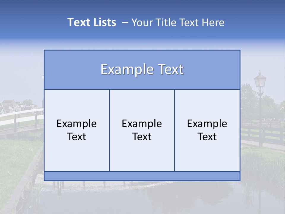 Holland Countryside Wind PowerPoint Template