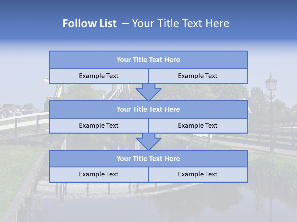 Holland Countryside Wind PowerPoint Template
