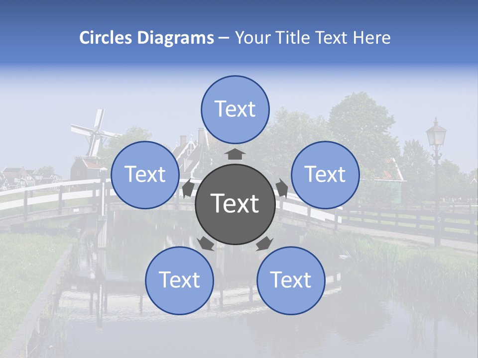 Holland Countryside Wind PowerPoint Template