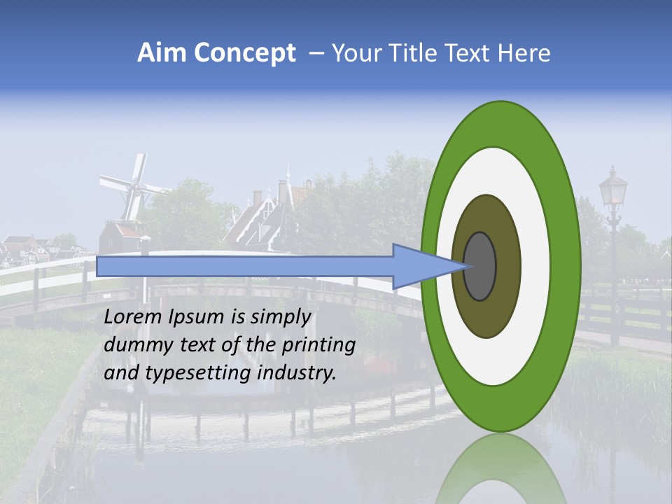 Holland Countryside Wind PowerPoint Template