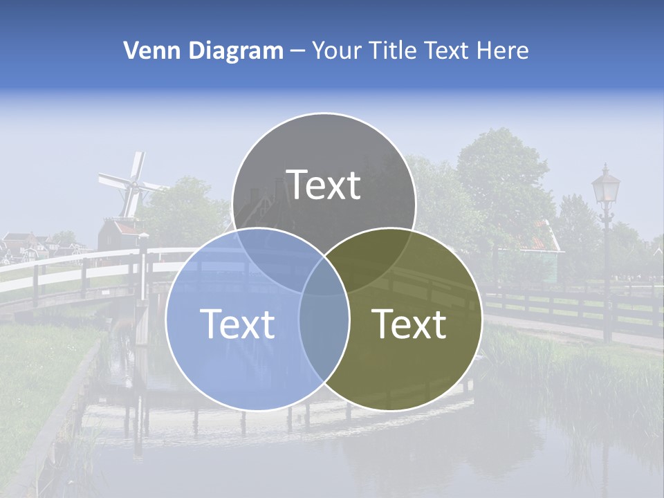 Holland Countryside Wind PowerPoint Template