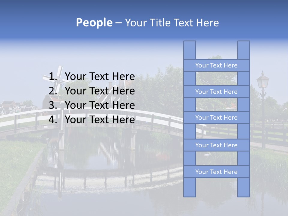 Holland Countryside Wind PowerPoint Template