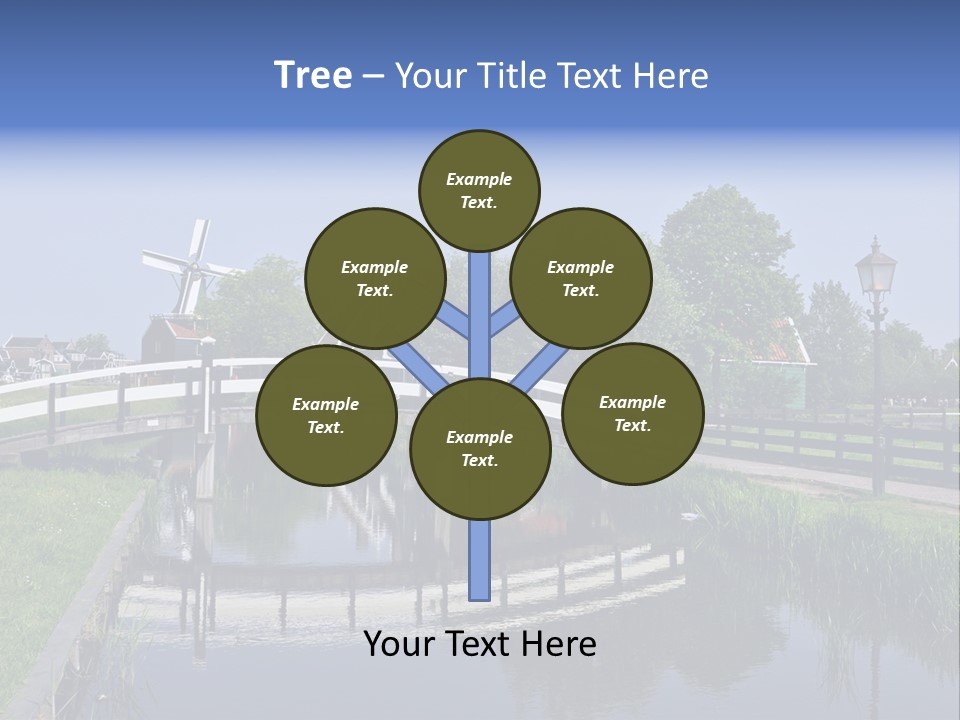 Holland Countryside Wind PowerPoint Template