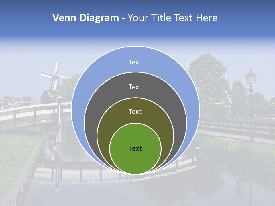 Holland Countryside Wind PowerPoint Template