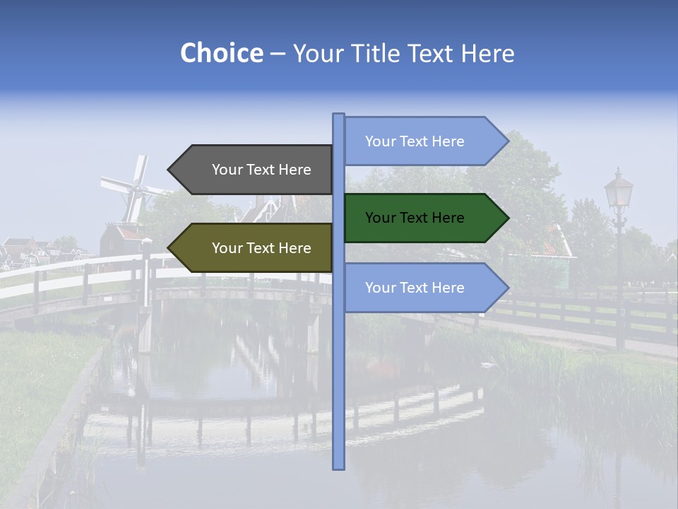Holland Countryside Wind PowerPoint Template