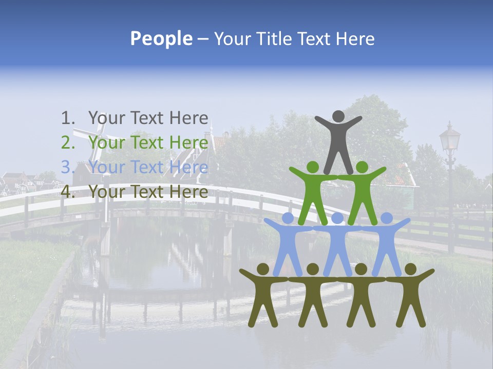 Holland Countryside Wind PowerPoint Template