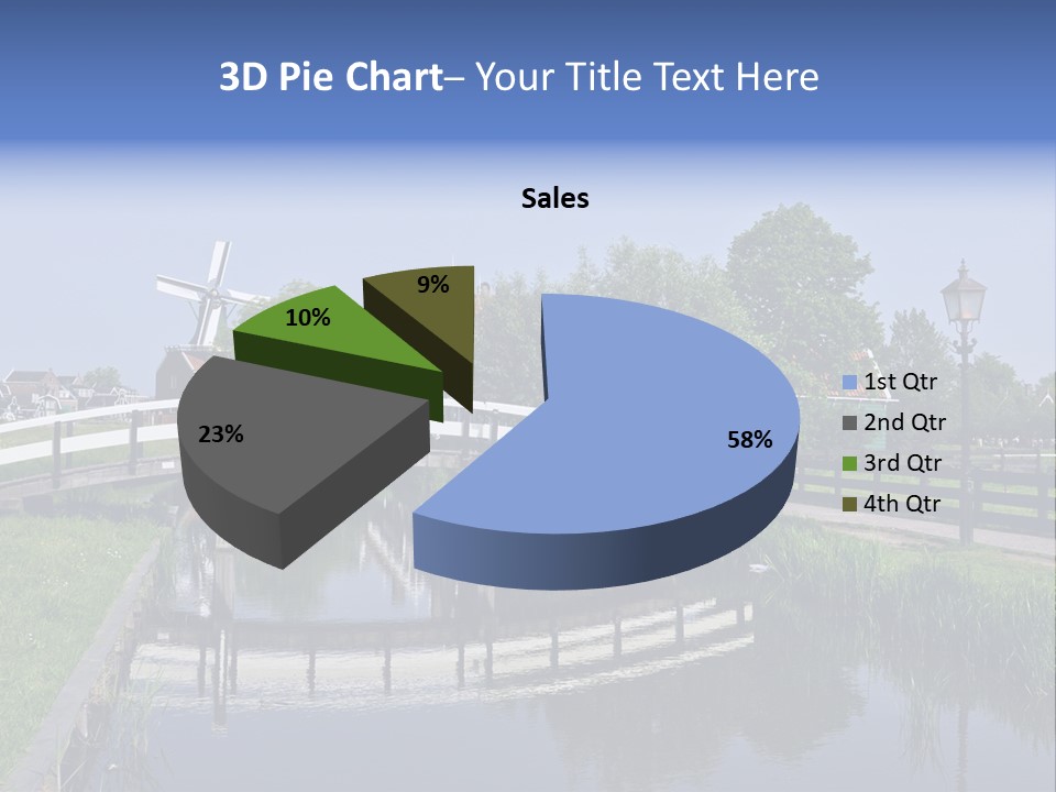 Holland Countryside Wind PowerPoint Template
