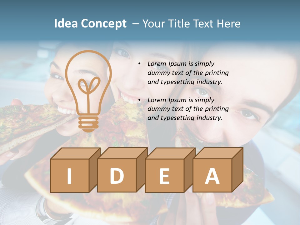 Human Hunger Hungry PowerPoint Template