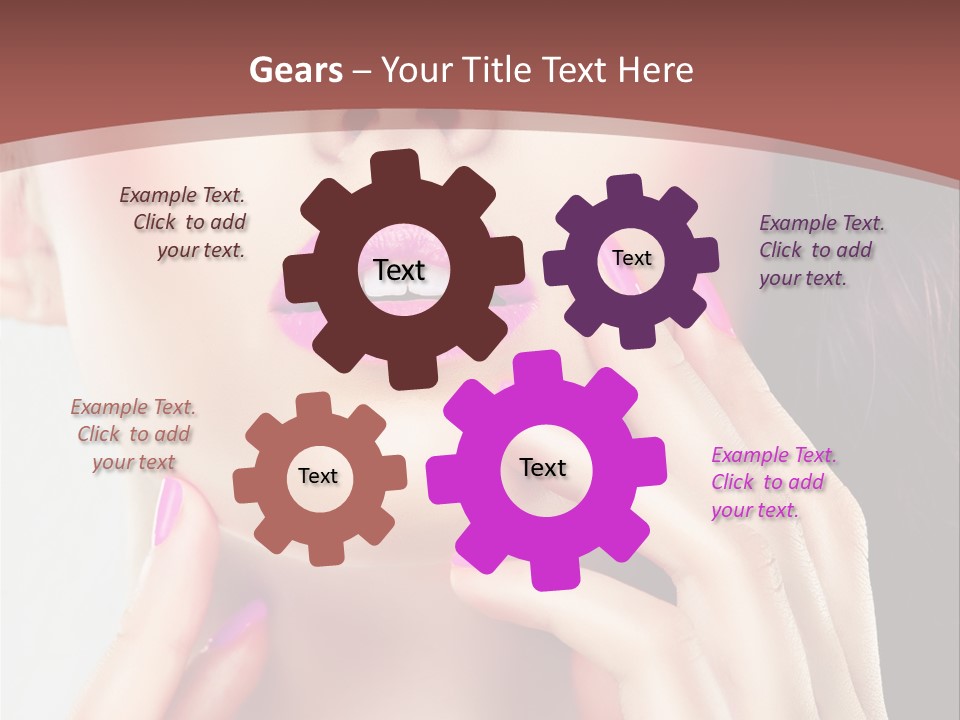 Glance Ring Hand PowerPoint Template