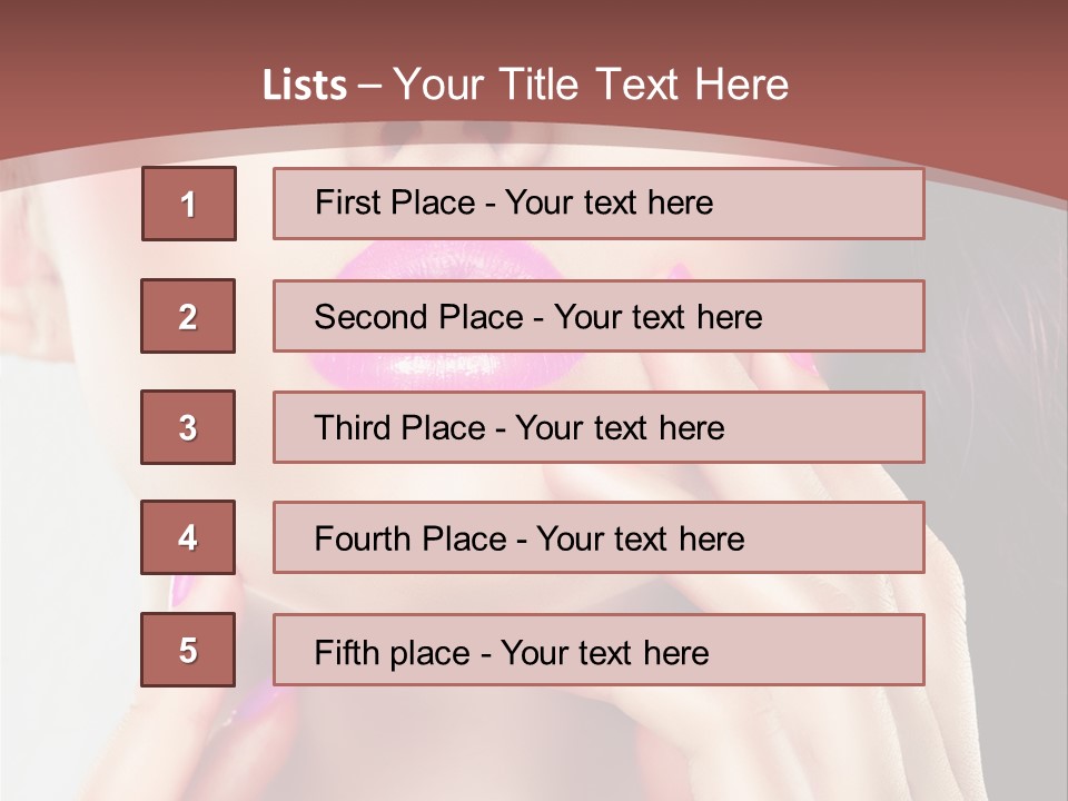 Glance Ring Hand PowerPoint Template