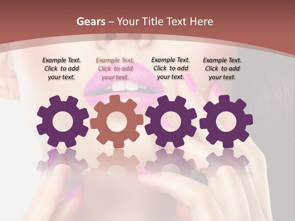 Glance Ring Hand PowerPoint Template