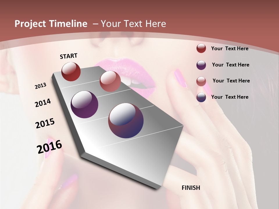 Glance Ring Hand PowerPoint Template