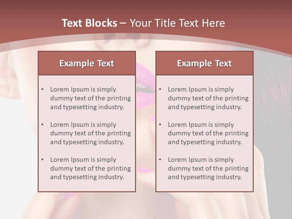 Glance Ring Hand PowerPoint Template