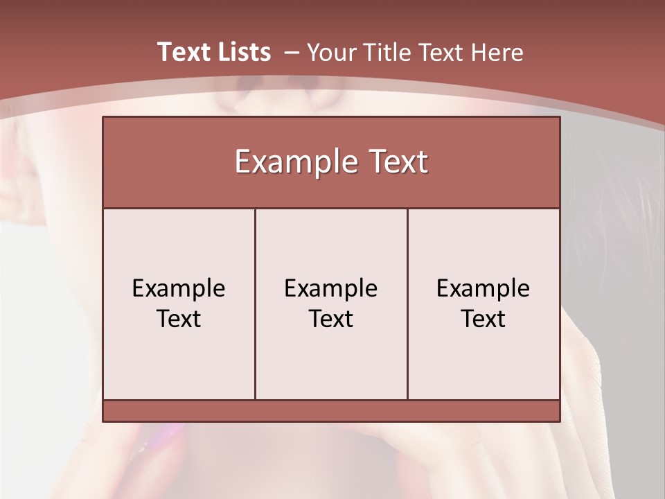 Glance Ring Hand PowerPoint Template