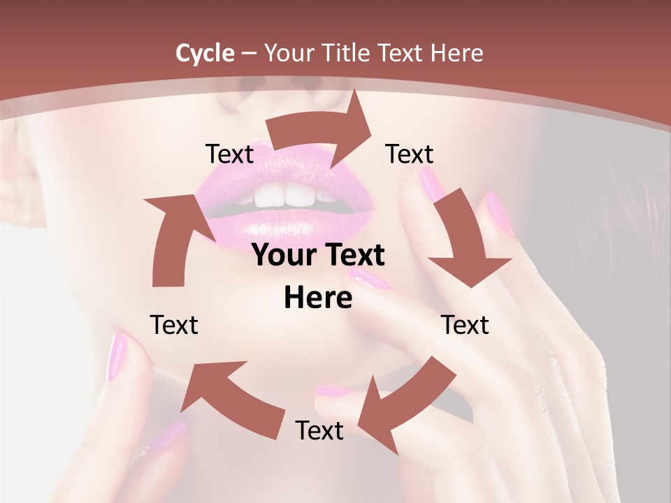 Glance Ring Hand PowerPoint Template