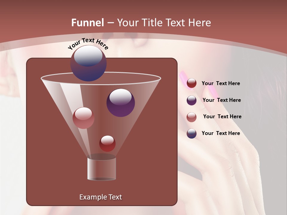 Glance Ring Hand PowerPoint Template