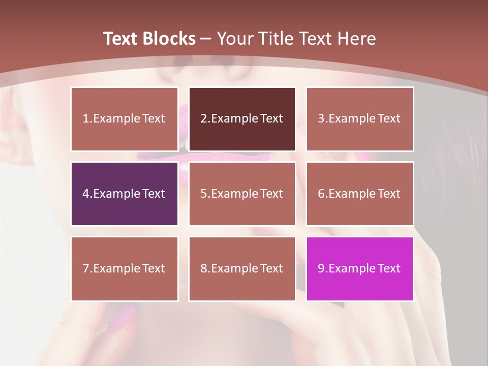 Glance Ring Hand PowerPoint Template